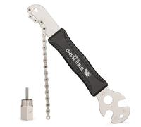 BIKE HAND Kit d'extracteur de cassette de vélo avec fouet de chaîne, extracteur de bague de verrouillage et clé à pédale de 15 mm, compatible avec Shimano SRAM HG 7-12 cassettes