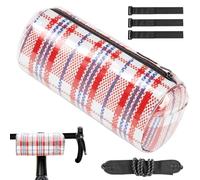 Bike Handlebar Bag 25cm Waterproof Front Storage Pouch With Shoulder Strap