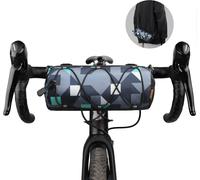 Bike Handlebar Bag,Bicycle Handlebar Bag Shoulder Bag With Shoulder Strap For Road Bike,Mountain Bike,Cycling,Travel (Camouflage Blue)