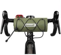 Bike Handlebar Bag Waterproof Bike Storage Bag Mountain Bike Road Bike Professional Shoulder Bag Green 2.4l (Rk9109)