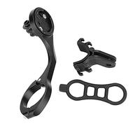 Bike Handlebar Mount Aluminum Alloy Lightweight Durable Bicycle Computer Flashlight Action Camera Extension Holder for Cycling Enthusiasts Black Red (For Garmin IGPS Blackbird computer)