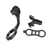 Bike Handlebar Mount Aluminum Alloy Lightweight Durable Bicycle Computer Flashlight Action Camera Extension Holder for Cycling Enthusiasts Black Red (For Bairuiteng computer)