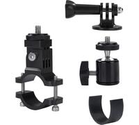 Bike Handlebar Mount for Action Camera 360° Rotation Aluminum Motorcycle Mount Holder for GoPro Hero 8/7/6/5/ Osmo Actioncam