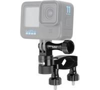 Bike Handlebar Mount for GoPro, Aluminum Handlebar Mount for Hero 12/11/10/9/8/7/6/5/4/3 and Other Action Cameras (Black)