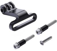 Bike Handlebar Stem Mount for GoPro Action Camera, All Metal Solid Bike Stem Mount with Shoulder Bolts M5x35mm