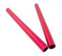 Bike It Tubes De Guidon Clip-On 280mm Rouges Mat 22,2mm (7/8")