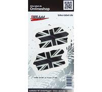 Bike Label 300534N Autocollant 3D Drapeau du pays Union Jack Angleterre SW 70 x 37 mm