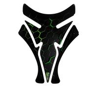 BIKE-label Autocollant 3D pour réservoir de moto Protège-réservoir vert X503086VA