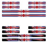 BIKE-label Autocollant 3D pour voiture Drapeau Union Jack Angleterre Grande-Bretagne 300555VE
