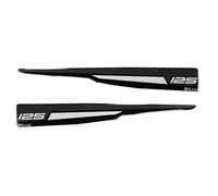 BIKE-label Autocollant décoratif 3D noir compatible avec Yamaha MT-125 Tech Black X550202