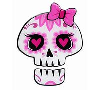 BIKE-label Autocollant pour voiture moto scooter moto réservoir autocollant rose Sugar Skull Dia de los Muertos X502709