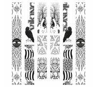 BIKE-label Autocollants pour vélo, transparents, 12 pièces, XL, set Vikings Rabe Fenris X400119VA