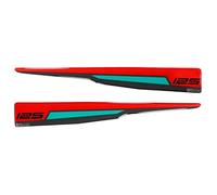 BIKE-label Décor autocollant moto 3D compatible avec Yamaha MT-125 Cyan Storm X550200VA