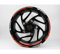 BIKE-label Lot d'autocollants pour jante orange compatible avec KTM 890 Duke R X710049VA