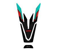 BIKE-label Protège-réservoir 3D de protection de peinture compatible avec Yamaha MT-125 Cyan Storm X507900VA