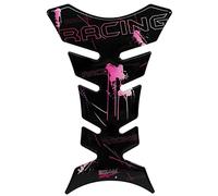 BIKE-label Tampon de réservoir 3D protection peinture universelle pour moto noir-rose 500332