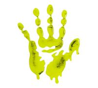 BIKE-label Tankpad 3D protège-réservoir moto autocollant déco mains jaune fluo néon X501881VA