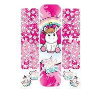BIKE-label X400136VA Lot d'autocollants pour vélo électrique Motif licorne Rose Taille XL