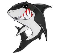 BIKE-label X502707 Autocollant pour réservoir de moto Motif requin maléfique