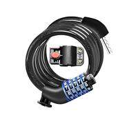 Bike lock- Waterproof Heavy Duty 5 Digit Combination Cable lock| Anti Theft Security lockFor Bicycle | Outdoor Travel Beach Camping Mountain Trail School Commuting Cycling Accessories