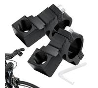 Bike Mirror Handlebar Mount | 2 Pieces Universal Aluminum Alloy Bracket - Motorcycle Rearview Mirrors Bracket - for Hiking Outdoor Fishing Cycling Mountain Road Commuting Travel Riding