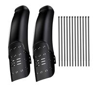 Bike Mud Guard Universal arrière Vélo de Montagne Gard de Boue de Boue Fit 26, 27,5, 29 en Roue, Gardien de Boue à vélo avec des Sangles de Fixation, 2 pcs