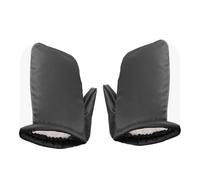 Bike Muff-Motorcycle Handlebar Muffs 29 x 19 x 5 cm | Winter ATV Muffs, PU Leather Reflective Comfortable Windproof |Thermal Handlebar Gloves,for Comfort Men Women Travel Riding Winter Cold Weather