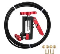 Bike Multi Tool Bicycle Brake Hydraulic Hose Oil à Aiguille Insertion Insert Installer Tool Câble Câble de vélo Salle d'outils Olive Connecteur Tite d'outils Bike, Set 1 Red BH59