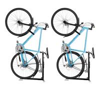 Bike Nook Pro Support Vélo Vertical - Rangement Vélo Sol pour Garage et Intérieur, Porte-Vélo Gain de Place pour Vélos avec Garde-Boue et Panier