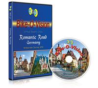 Bike-O-Vision - The Romantic Road, Germany - Virtual Cycling Adventure - Perfect for Indoor Cycling and Treadmill Workouts - Cardio Fitness Scenery Video