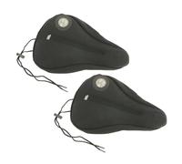 BIKE ORIGINAL - Lot de 2 Couvres Selle Gel avec Fenêtre - Taille M - Confort et Protection - Ajustement Facile - Résistant à l'eau - Idéal pour Vélos de Route et de Ville - Accessoire Vélo Essentiel