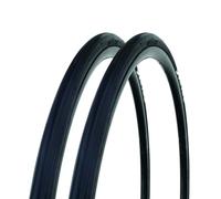 Bike Original - Lot de 2 Pneus Course- Tringle Souple - 700x23-62 TPI - Adhérence & Confort - Idéal Course & Entraînement - Léger & Résistant - Couleur Noir