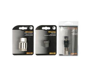 BIKE ORIGINAL - Lot de 3 Outils Vélo - Démonte Roue Libre Shimano 6-7 Vitesses - Démonte Boîtier Pédalier SH et Type ISIS - Extracteur Manivelle Shimano ISIS Drive - Outils pour Cyclistes