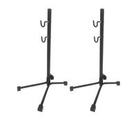 Bike Original - Lot de Supports Vélo sur Base Arrière - Acier Robuste - Hauteur Ajustable - Idéal pour Entretien, Exposition et Stockage - Compatible Roues 20 à 29 Pouces