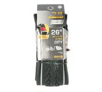 BIKE ORIGINAL - Pièces détachées vélo - Pneu City 26x1.75 Bandes Reflectives Anti-crevaison | Bike Original - unisex