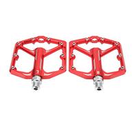 Bike Pedal, Anti Slip Bike Footboard, Universal Lightweight CNC Aluminum Alloy Cycling Pedal, Bike Footrest Suitable for Mountain Bikes Road Bikes with 1.5cm Threaded Inter (General)