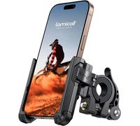 Bike Phone Holder ¿ [Does Not Block The Camera] 360° Rotation, Universal Motorcycle Phone Holder, Quick Placement And Removal, For Iphone 16/15/14/13/12/11, Huawei, 4.7-7 Inch Smartphone