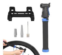 Bike Pump, Hand Inflator, Compact High Pressure Air 1.73x1.1x8.35 inch for Road and Racing Bikes, Portable Cycling Tool Travel Camping Daily Commute, Accessories Men and Women Riders