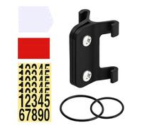 Bike Racing Number Plate Mount - Double Screw Fixed Racings Plate Holder, Bicycle Number Holder Bracket for Mountain Road and City Bikes | for Racing Training Cycling Events and Competitions