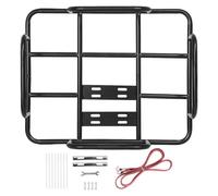 Bike Rear Rack - Iron Cargo Carrier Rack | Bicycle Luggage Rear Racks, Touring Bike Storage | Heavy Duty Safe Smooth Rears Mount Carrier for Travel Cycling Accessories Use