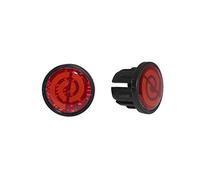 Bike Ribbon Plugs réfléchissants Bouchons d'extrémité Unisexe, Rouge, Taille Unique