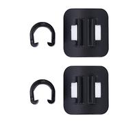 Bike Road Bicycle C-Clips Clamps Habandage Guide du tuyau de vélos de montagne Guide de tube de câble de frein Adaptateur Cadre du vélo, guides de câbles de vélo pour les câbles (2 Packs)
