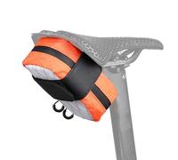 Bike Saddle Bag - 16x9.5x6 Cm - Waterproof Nylon Polyester Cycling Seat Pack - Lightweight Wear Resistant Pouch - for Adult Men Women Riders Outdoor Travel Day Night