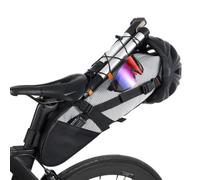 Bike Saddle Bag - Polyester Fiber and TPU 10L Waterproof Bicycle Rear Seat