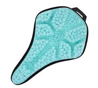 Bike Saddle Cushion, Shock Absorbing Seat Pad, Padded Bicycle Comfort Cover, Gel Bike Seat Protector Pressure Relief Cycling Accessory for Mountain Road Exercise Outdoor Commuting Long Ride Use