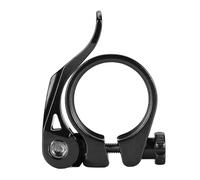 Bike Seand Post Clamp Professionnel 34,9 mm Aluminium ALLIAGE LECTON HAUTE RÉPARENT CNC CNC USINE REMBLER PRINCE DE SEAT-POST DE SETTO (Noir)