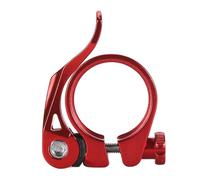 Bike Seand Post Clamp Professionnel 34,9 mm Aluminium ALLIAGE LECTON HAUTE RÉPARENT CNC CNC USINE REMBLER PRINCE DE SEAT-POST DE SETTO (Rouge)