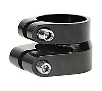 Bike Seat Clamp - Quick Release Lever for Saddle Adjustment | Aluminum Alloy Double Layer Ring with Anti Slip Inner Secure Locking, Seatpost Collar Clip for Road Mountain Bicycle Frames