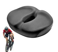 Bike Seat Cushion Cover, Cycling Saddle Pad, Wide Hollow Design Replacement, 11.42x8.66x3.35 inches, Shock Absorbing Foam Layer, for Road, Mountain, Commute, Outdoor, Indoor Riding