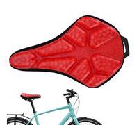 Bike Seat Cushion, Shock Absorbing Padded, Bicycle Seat Cover System, with Ergonomic Comfort Saddle Cushion, Sturdy Build Design, Pressure Relief Cycling Pad Style, for Outdoor Riding Use